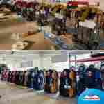 Электрическая бамперная машинка «Пульсар» с пультом управления для детей и взрослых