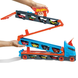 Вилс Автовоз Скоростная автотрасса с хранилищем для машинок Hot Wheels GVG37