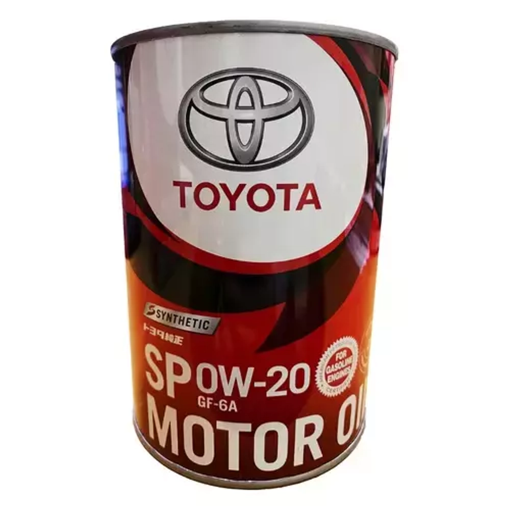 Масло моторное синтетическое TOYOTA  SP/ "GF-6A  Motor Oil 0W-20", 1л