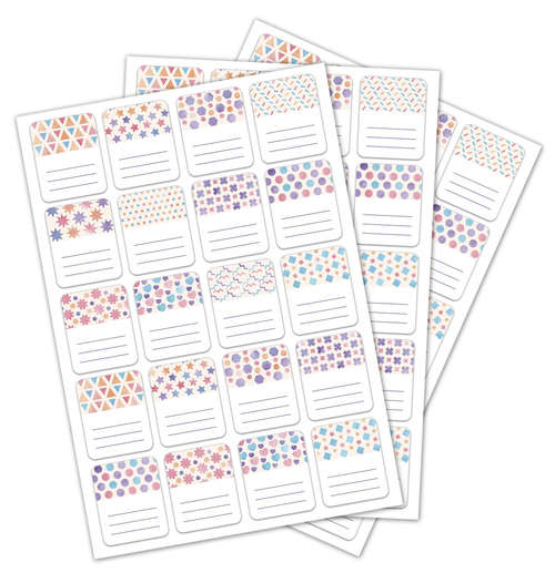 Наклейки для подписи Policomprint М20. 36х46 мм, 60 шт.