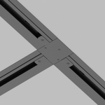 Соединитель "T"-образный для  встраиваемого однофазного шинопровода  Maytoni Technical TRA002CT-11B черный