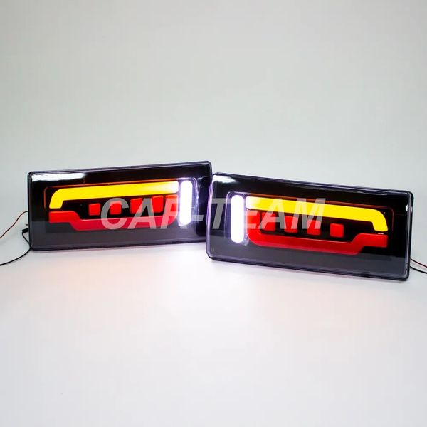 Задние фонари ВАЗ 2105, 2107 светодиодные в стиле AUDI не тонированные 405w