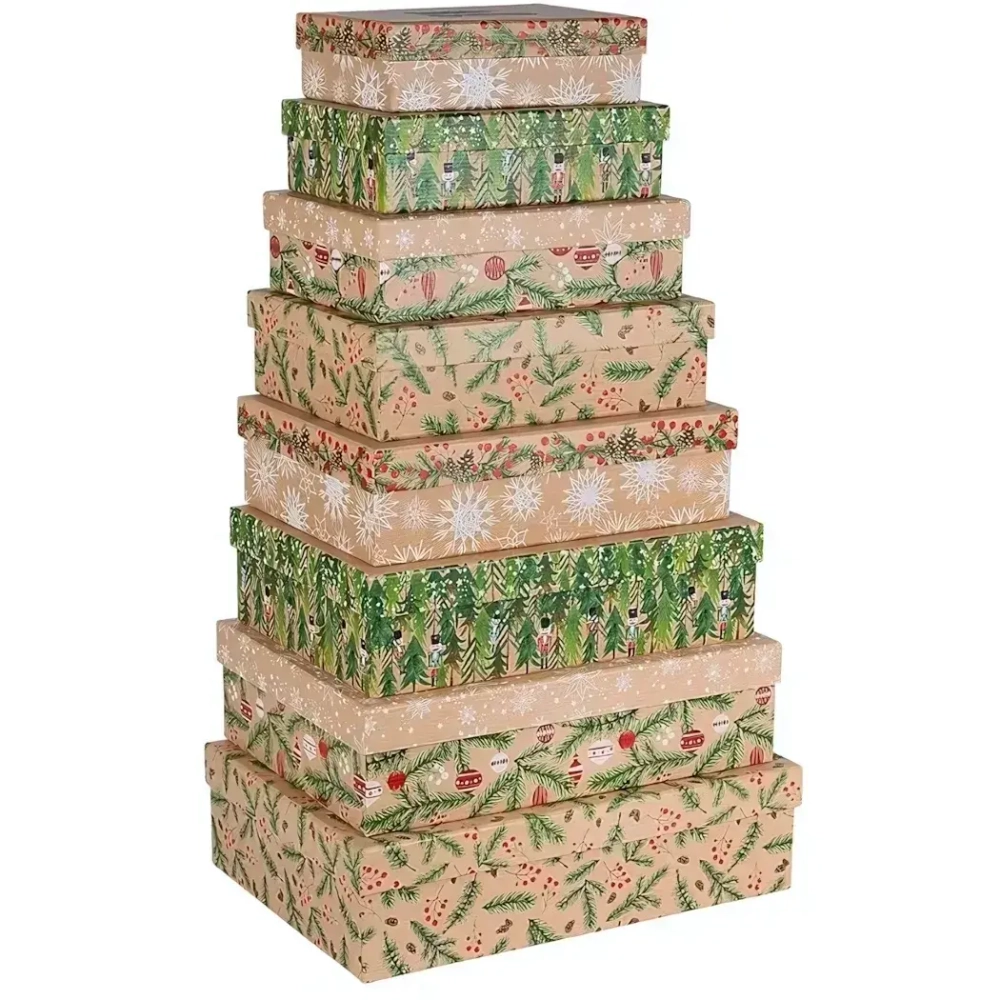 Коробка подарочная «Рождественская встреча» 22*16*6.5 см