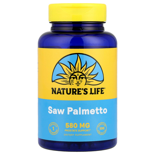 Nature's Life, Сереноа, 580 мг, 100 капсул