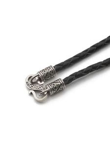 Шнуры с мельхиоровыми застежками