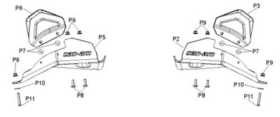 Защита рычагов подвески (A-Arm Protectors) BRP Can-Am 715004820