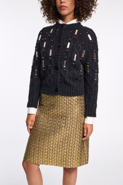 Кардиган из шерсти альпака