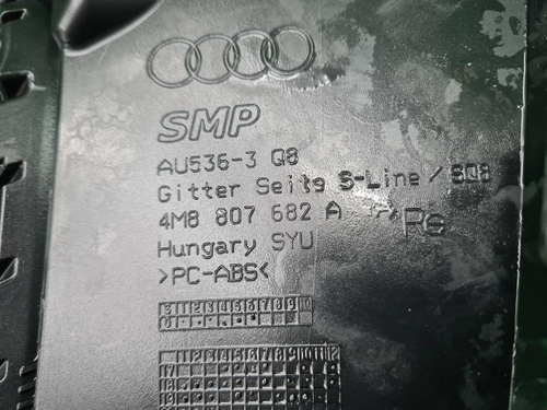 Решетка переднего бампера Audi Q8 (18-23) S-line