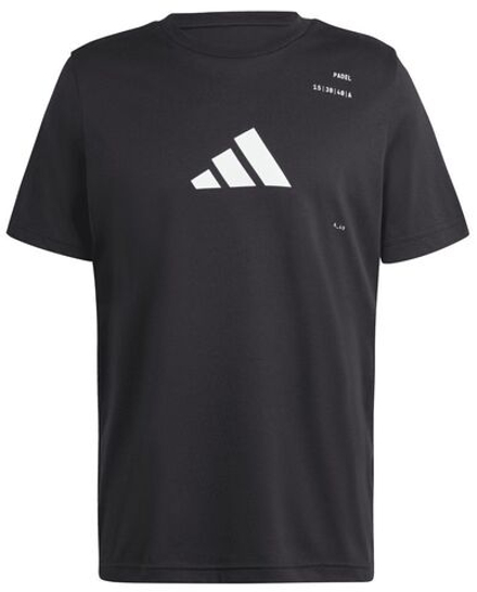 Мужская теннисная футболка Adidas Padel Category Graphic T-Shirt - black