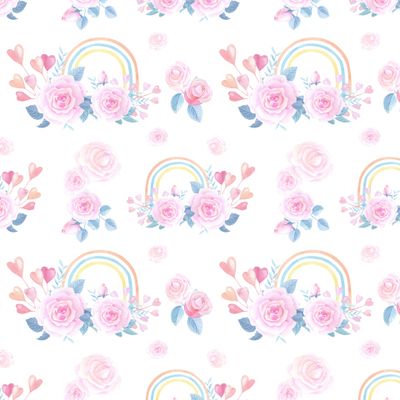 Радуга в розах