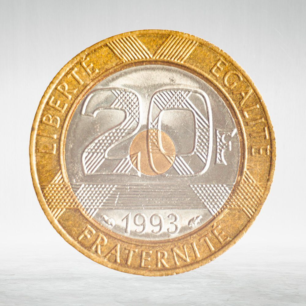 France, 20 Francs 1993 - Mont Saint Michel, VF
