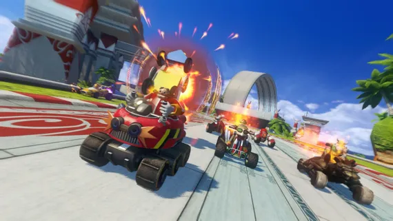PS3 Sonic &amp; All-Stars Racing Transformed (Б/У, Английская версия, BLES-01646)
