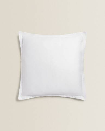 ZARA HOME (300 НИТЕЙ) НАВОЛОЧКА ИЗ ХЛОПКА, БЕЛЫЙ