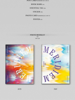 Альбом KIM JONG HYEON - MERIDIEM 1st Mini Album 2 Version SET