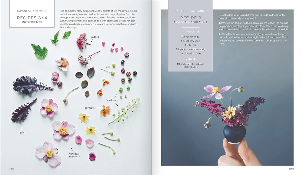 The Little Flower Recipe Book: 148 Tiny Arrangements for Every Season and Occasion
