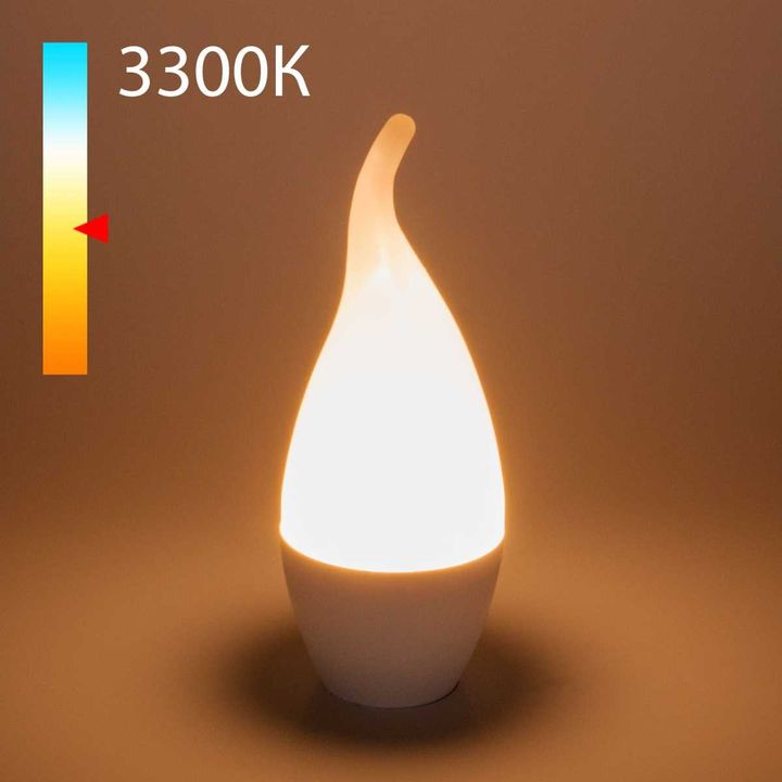 Лампа светодиодная Elektrostandard E14 6W 3300K матовая a055339