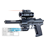 Оружие пн. 33см, пакет SP3866-A+