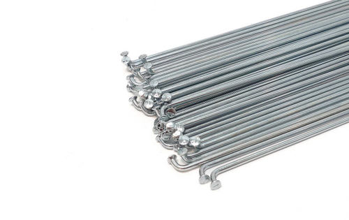 Спица 296 мм x 14G , с ниппелем, стальная, серебристая (144)