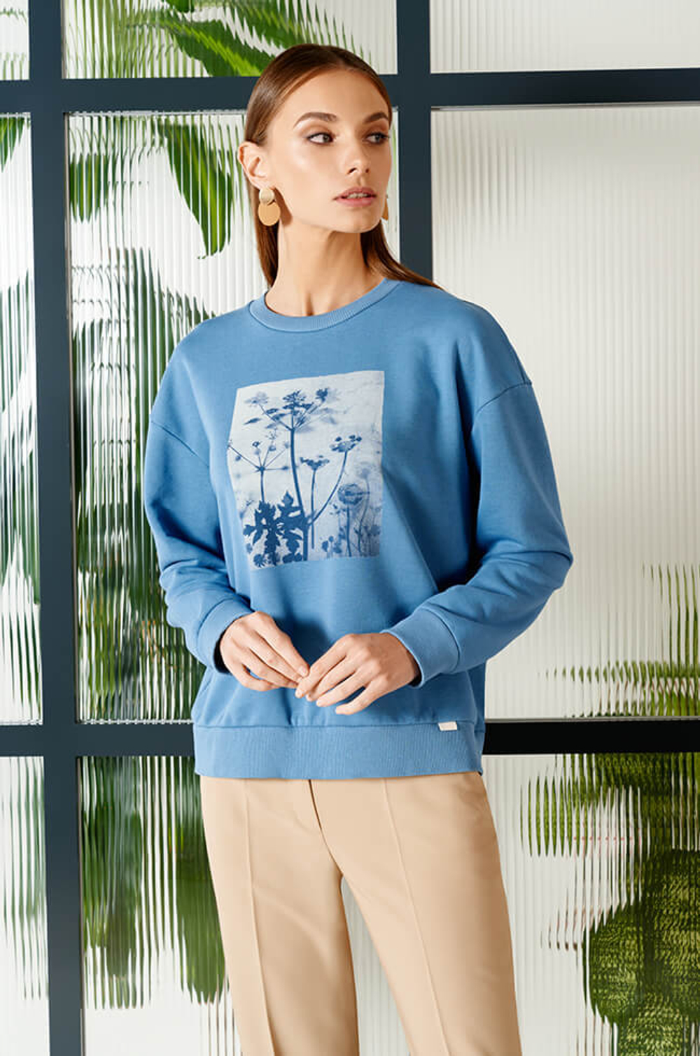 22660 Джемпер женский (индиго)