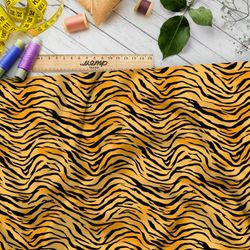 Ткань премиум атлас тигровые полоски