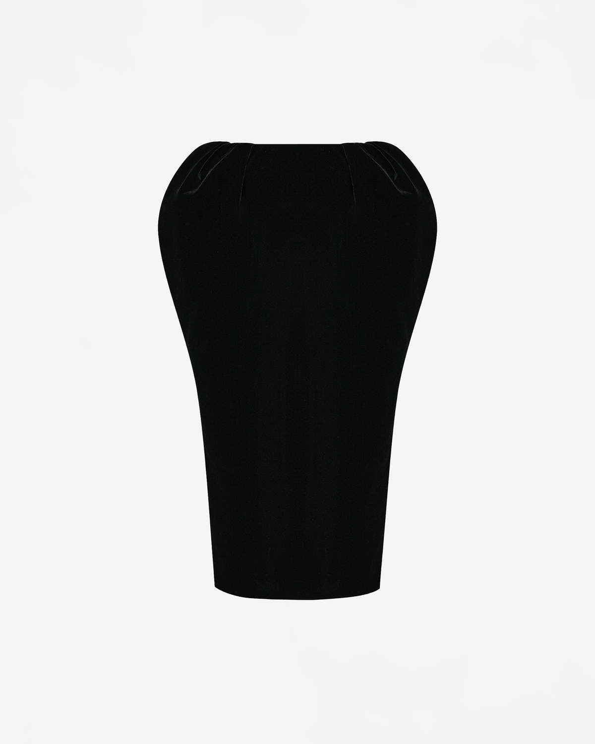 Юбка миди из бархата