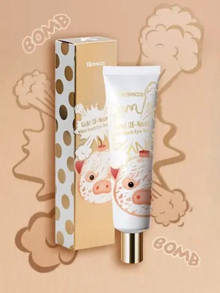 ELIZAVECCA - КРЕМ ДЛЯ ВЕК И ГЛАЗ С ЭКСТРАКТОМ ЛАСТОЧКИНОГО ГНЕЗДА GOLD CF-NEST WHITE BOMB EYE CREAM, 30 ML