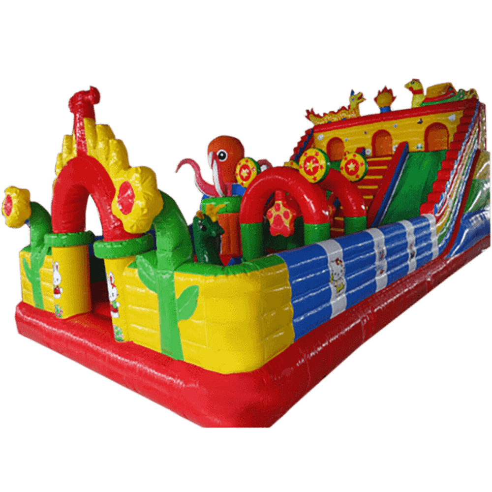 Коммерческий надувной батут "Осьминожье царство"