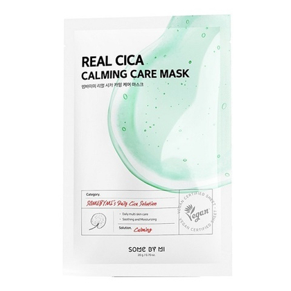 Тканевая маска с экстрактом Центеллы Азиатской Some by Mi Real Cica Calming Care Mask 5шт
