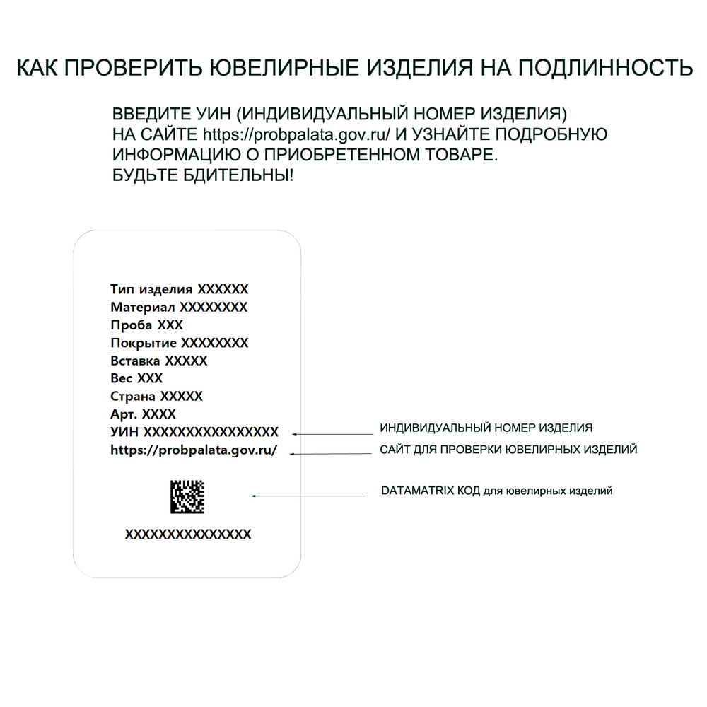 Серьги Ermolov Tenerife параиба