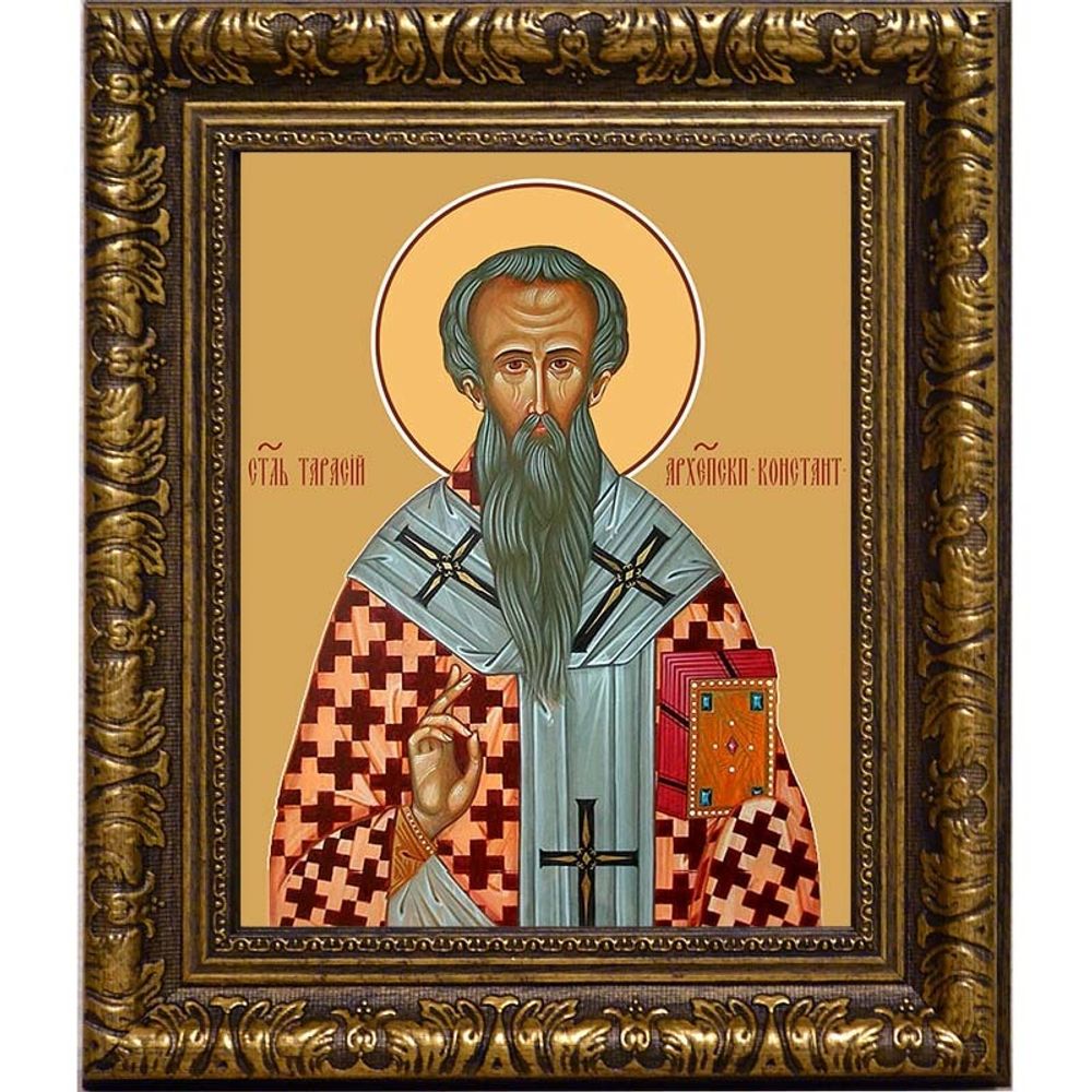 Тарасий Константинопольский Святитель. Икона на холсте.