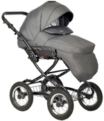Детская коляска Indigo Barbara 21 Classic 3 в 1 с автокреслом Avionaut Cosmo Ba05 т.серый