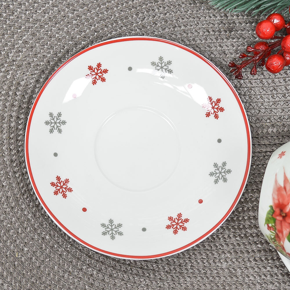 Чайная пара 230мл "Новогодняя"