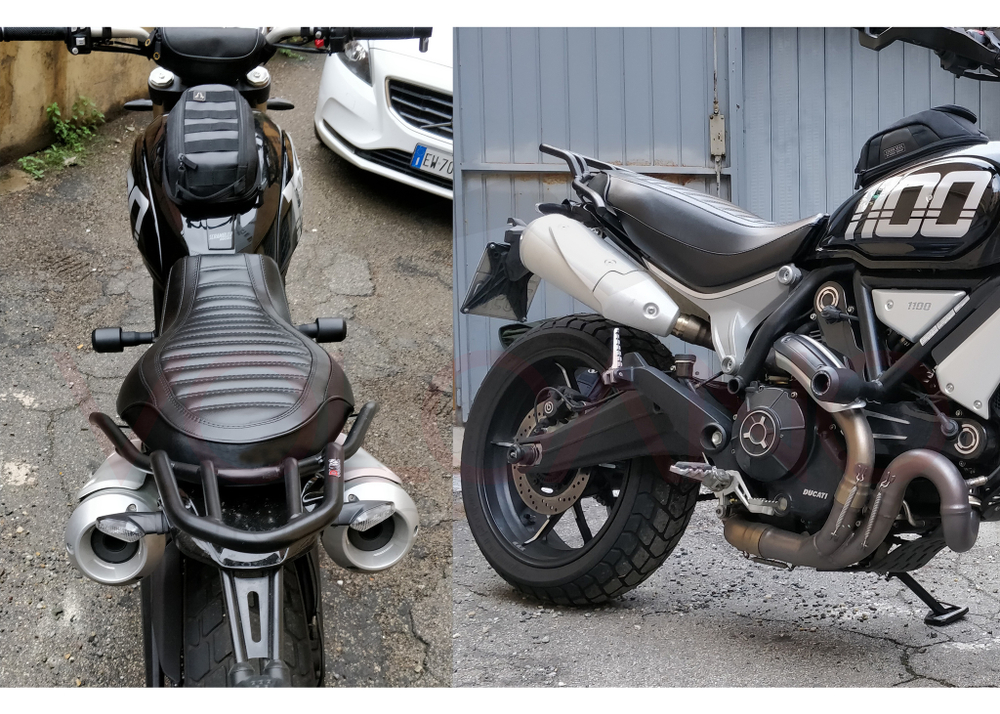 Ducati Scrambler 800 2015-2021 Volcano чехол для сиденья Противоскользящий