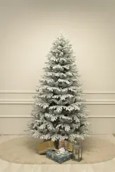 Искусственная елка Пермская заснеженная 120 см., Литая хвоя+ПВХ, ЕлкиТорг (274120)