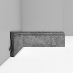 Плинтус напольный Decomaster D005-1629 79х13х2400мм