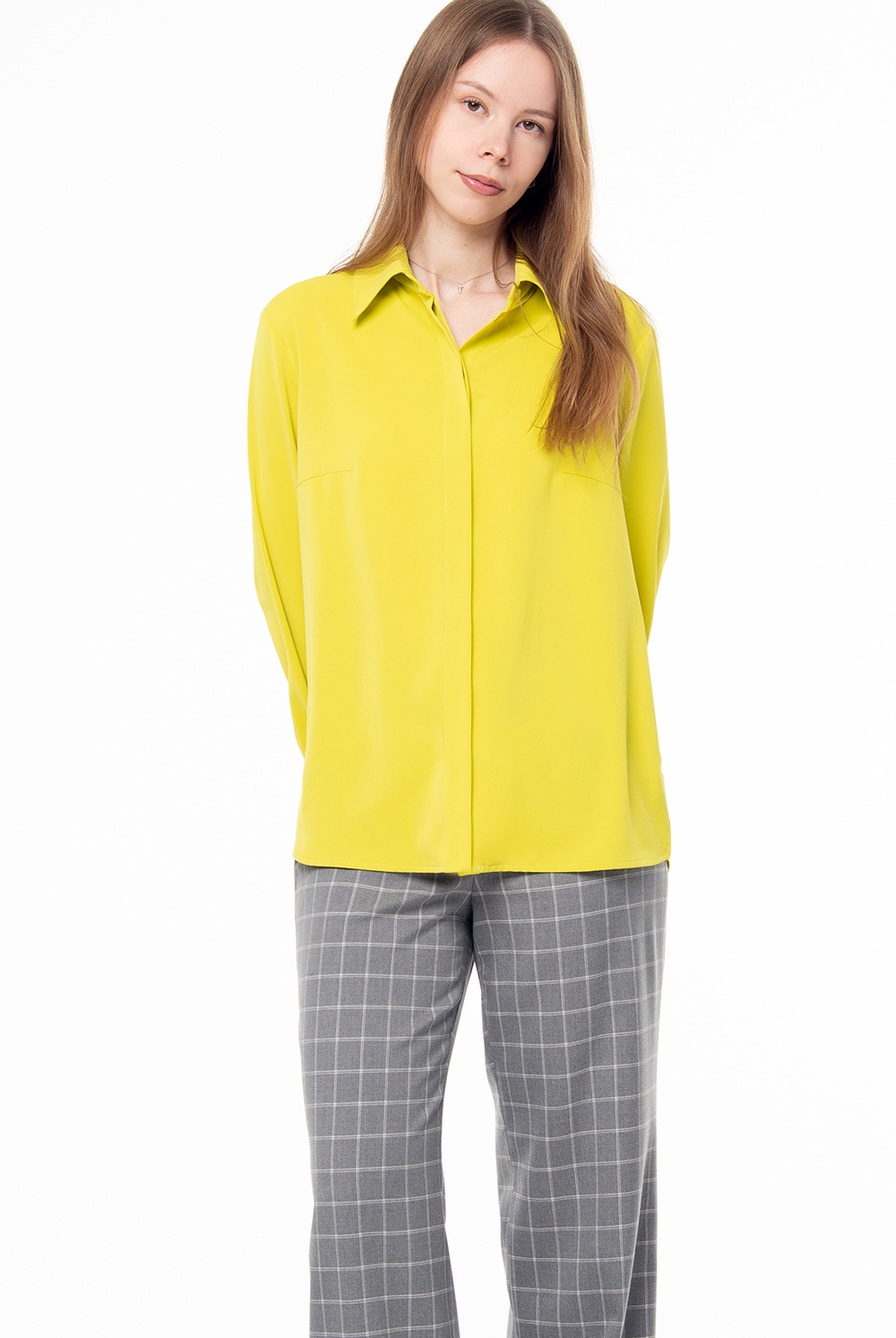 Блузка женская 3724зп, оливковый #526Ол093724зп