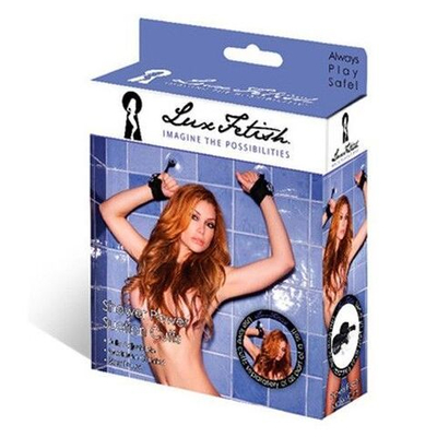 Наручники с присосками Sexy Suction (Цвет: черный)