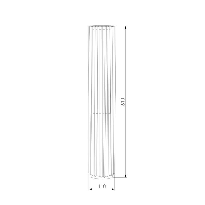 Садово-парковый светильник Elektrostandard Entero (35189/F) 3000K черный a072080