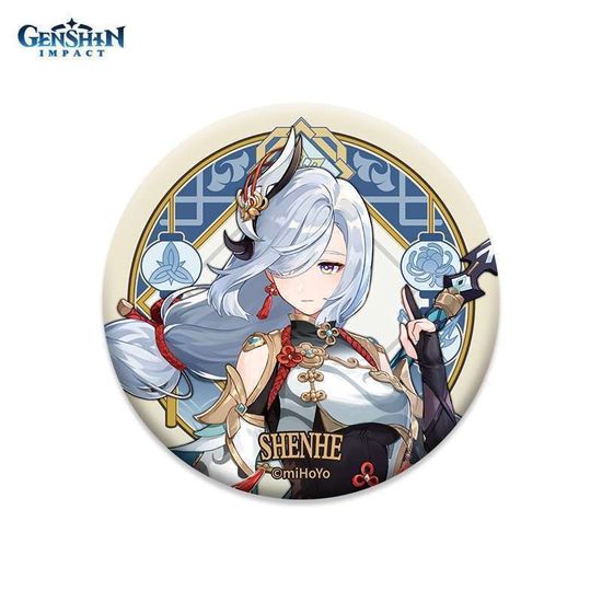 Значок Liyue Harbour Character Can Badge Shenhe 6974696617351