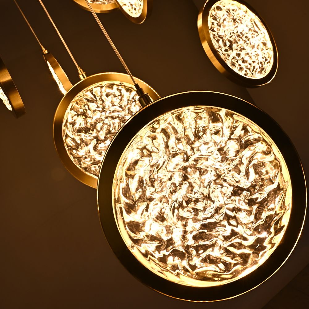 Дизайнерская Подвесная Люстра Луна Lighting Collection D50 By Imperiumloft