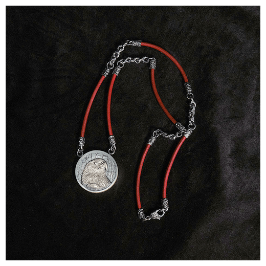 Серебряная монета-оберег «Орел»