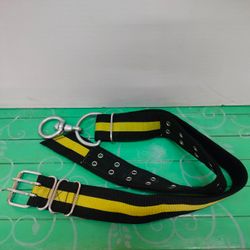 Ошейник для быков 180*7 см с D-образным кольцом и вертлюгом