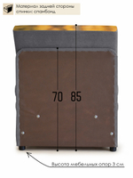 Кресло-кровать "Миник" 70 см, купон Собаки