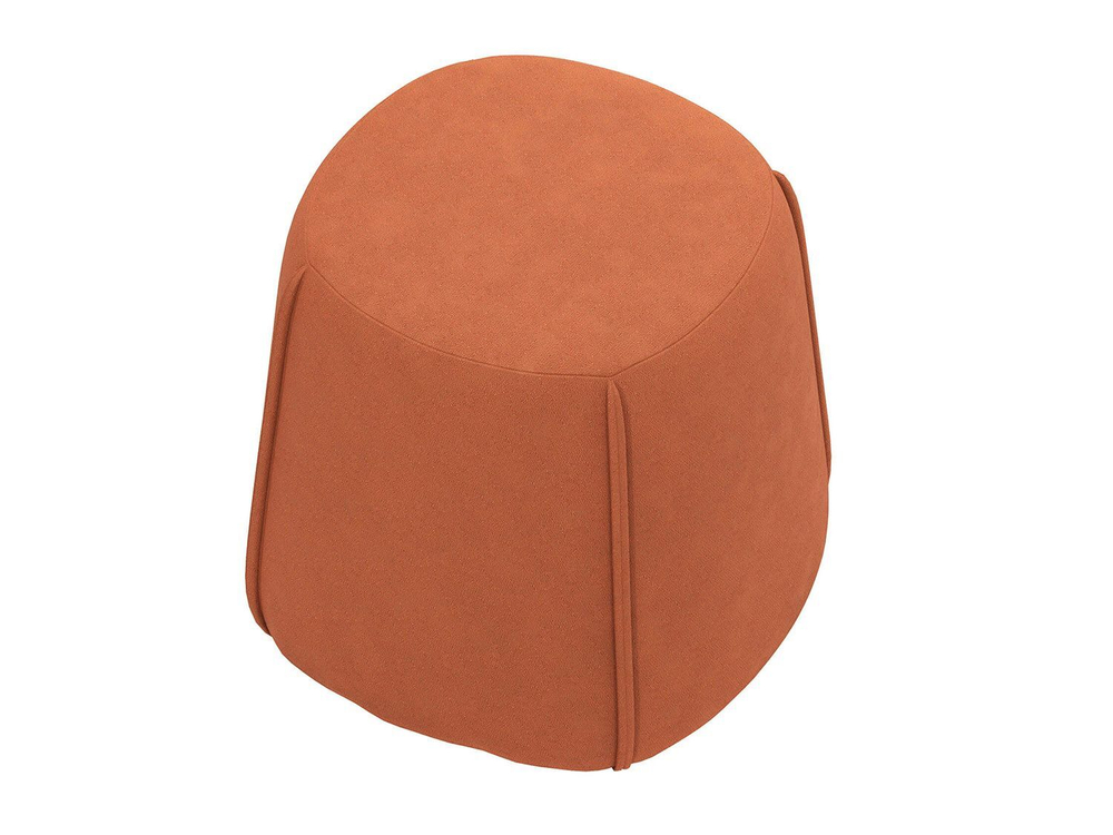 Пуф Шелдон / букле Лайк терракотовый 412