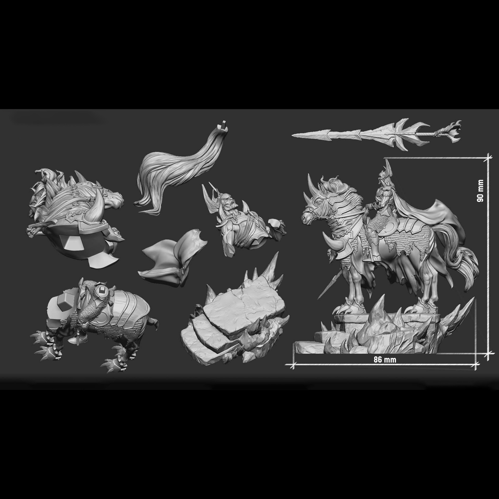 Асмодей, всадник
