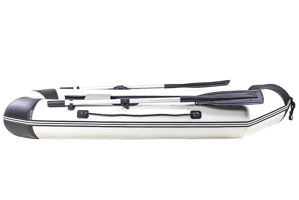 Броня-220 белый-черный (лодка ПВХ с усилением)