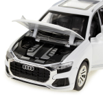 Модель ин. мет. "Внедорожник" 21см, свет-звук , двери, белый, коробка CZ114-R (Технопарк)