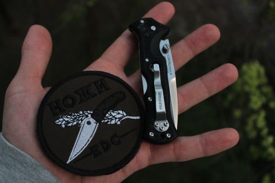 Складной нож Cold Steel 10AC Counter Point 2 c клинком из стали AUS-8, рукоять Grivory (Griv-Ex)