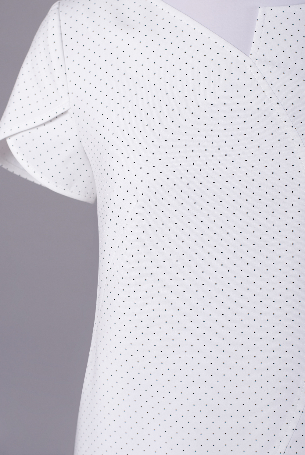 Платье женское 1825ЮПб, горох #259Ги051825ЮПб