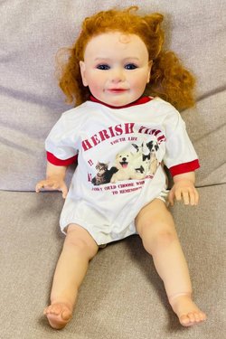 УЦЕНКА1 Кукла Реборн мягконабивная 60см в пакете (FA-601)